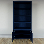 Книжный Стеллаж Elsa Dreams Blue с задней стенкой варинант исполнения - 4 | Loft Concept в Ижевске