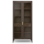 Витрина стеклянная 2-х дверная с ящиками и 5-ю полками Harper Line варинант исполнения - 3 | Loft Concept в Ижевске