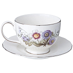 Чайный сервиз из фарфора с рисунком цветов на 6 персон 14 предметов Garden Whisper Porcelain Set  варинант исполнения - 3 | Loft Concept в Ижевске