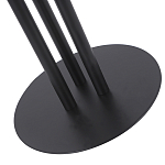 Настольная лампа с тремя прозрачными куполообразными плафонами и черным металлическим основанием Flos Wireline Lighting варинант исполнения - 2 | Loft Concept в Ижевске