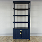 Стеллаж со стеклянными полками Elsa Dreams Blue варинант исполнения - 6 | Loft Concept в Ижевске