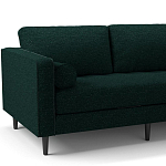 Мебельная ткань Шенилл темно-зеленый цвет 138 см T4-36 варинант исполнения - 10 | Loft Concept в Ижевске