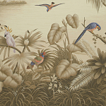 Обои ручная роспись Le Brésil Amarelo Sepia варинант исполнения - 1 | Loft Concept в Ижевске