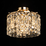 Потолочный светильник круглый с прозрачными подвесками Lunet варинант исполнения - 2 | Loft Concept в Ижевске