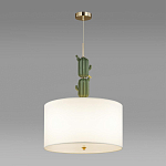 Подвесной светильник с декором в виде кактуса из керамики Opuntia D45 см варинант исполнения - 4 | Loft Concept в Ижевске