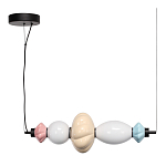 Подвесной светильник фигруный с керамическими элементами 18W LED Fragrant Light варинант исполнения - 3 | Loft Concept в Ижевске