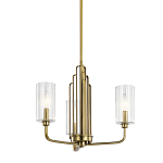  Люстра с прозрачными рифлеными цилиндрическими плафонами Kichler варинант исполнения - 1 | Loft Concept в Ижевске