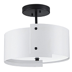 Потолочный светильник круглый светодиодный Semicircular White Panels белый варинант исполнения - 3 | Loft Concept в Ижевске