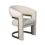 Полукресло Valbonne Chair cream velour варинант исполнения - 2 | Loft Concept в Ижевске