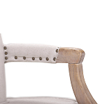 Кресло Aubrey Classical Armchair beige flax варинант исполнения - 4 | Loft Concept в Ижевске