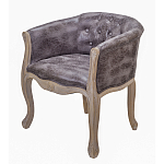 Кресло низкое в стиле прованс Louis French Armchair brown варинант исполнения - 1 | Loft Concept в Ижевске