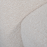 Кресло без подлокотников с обивкой из белой ткани букле Pacification варинант исполнения - 5 | Loft Concept в Ижевске