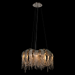 Люстра подвесная круглая с изогнутыми металлическими дугами и ниспадающими цепочками 65 см Atlantis Chain варинант исполнения - 11 | Loft Concept в Ижевске
