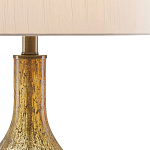 Настольная лампа с тканевым абажуром в форме цилиндра Thin Neck варинант исполнения - 1 | Loft Concept в Ижевске