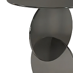 Дизайнерский журнальный стол с основанием из круглых элементов Lirod варинант исполнения - 1 | Loft Concept в Ижевске