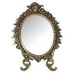 Зеркало настольное в бронзовой раме King Bronze Mirrors  варинант исполнения - 1 | Loft Concept в Ижевске