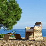 Плетеное кресло Madge Wicker Armchair варинант исполнения - 9 | Loft Concept в Ижевске