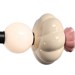 Подвесной светильник линейный с керамическими элементами 24W LED Fragrant Light варинант исполнения - 6 | Loft Concept в Ижевске