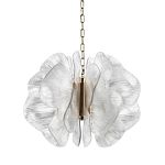 Люстра с крупными рельефным декором в виде лепестков 60 см Ethereal Bloom варинант исполнения - 1 | Loft Concept в Ижевске