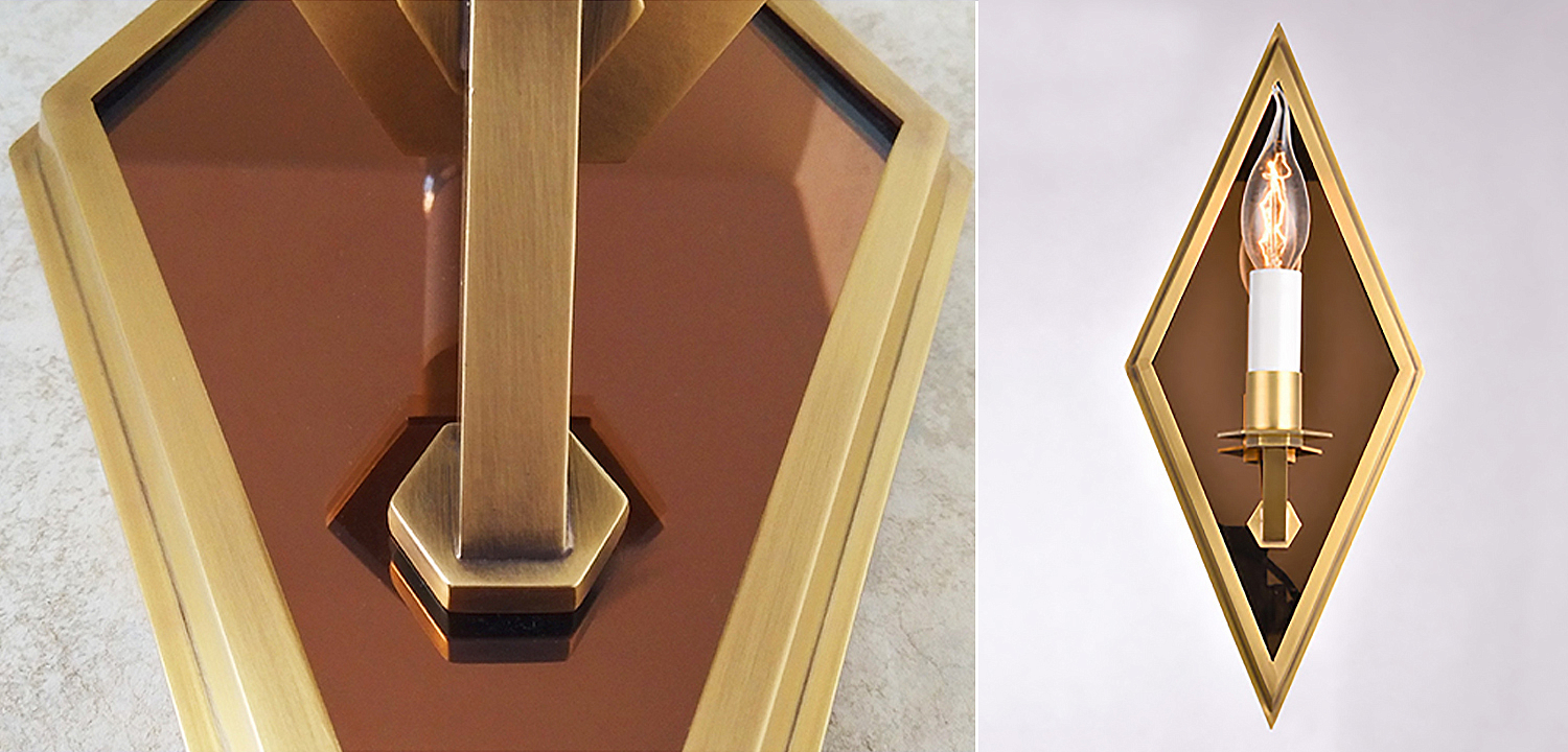 Бра Rhombus Wall lamp Бра Rhombus Wall lamp - Loft-Concept в Ижевске