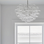 Люстра круглая со стеклянными шарами Airy Chandelier варинант исполнения - 4 | Loft Concept в Ижевске