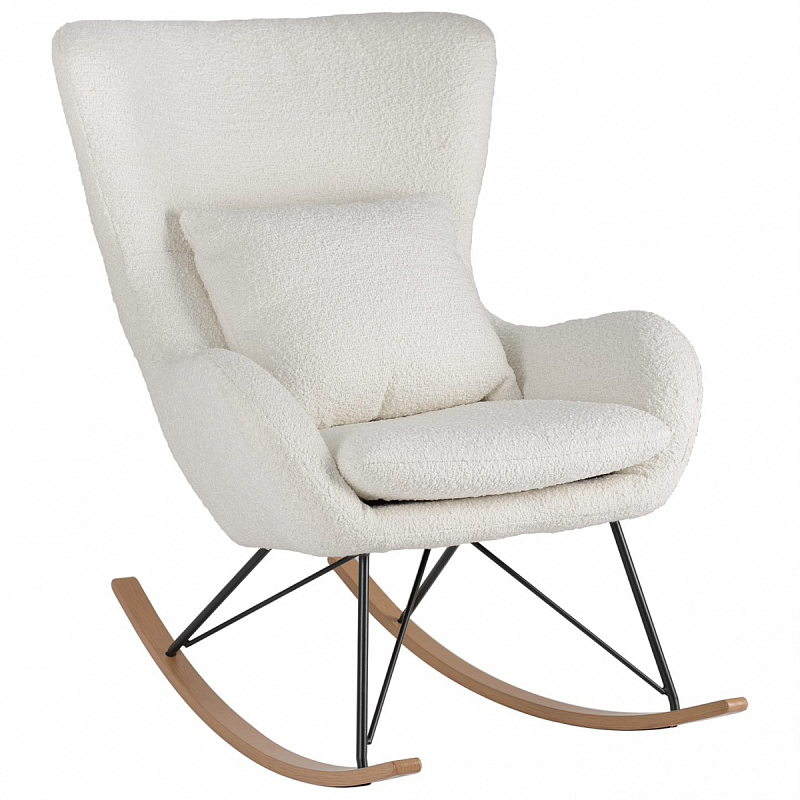 Rocking chair DORIA Кресло-Качалка  Молочный в Ижевске | Loft Concept 