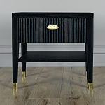 Прикроватная тумбочка с ящиком Elsa Dreams Black варинант исполнения - 5 | Loft Concept в Ижевске