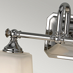 Бра для ванных комнат с квадратными матовыми плафонами на основании цвета хром Feiss варинант исполнения - 3 | Loft Concept в Ижевске