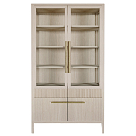 Витрина Primo со стеклянными фасадами и буфетом шпон Светлый дуб варинант исполнения - 1 | Loft Concept в Ижевске