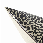 Подушка декоративная черного цвета Blossom Essence Grace варинант исполнения - 3 | Loft Concept в Ижевске