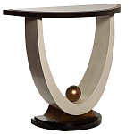 Консоль на полукруглой основе Stylish Pearl варинант исполнения - 1 | Loft Concept в Ижевске