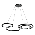 Люстра подвесная светодиодная в виде волнообразной ленты Ribbon Vortex варинант исполнения - 2 | Loft Concept в Ижевске