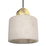 Подвесной светильник с круглым мраморным плафоном Marble square варинант исполнения - 5 | Loft Concept в Ижевске