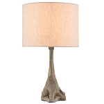 Настольная лампа с корпусом в виде дерева Gray Concrete Trunk варинант исполнения - 3 | Loft Concept в Ижевске