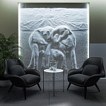 Барельеф ELEPHANTS варинант исполнения - 3 | Loft Concept в Ижевске