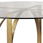 Стол обеденный круглый с основанием из 2-х пересекающихся колец Modern Geometric Silhouette варинант исполнения - 1 | Loft Concept в Ижевске