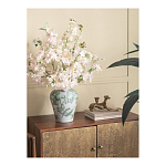 Ваза с зелеными цветочными и птичьими мотивами Vase Inspired by Nature варинант исполнения - 4 | Loft Concept в Ижевске