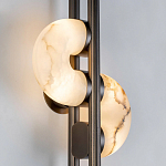 Бра  с фигурным мраморным рассеивателем Spiral of Warm Light варинант исполнения - 3 | Loft Concept в Ижевске