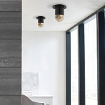 Потолочный светильник светодиодный с плафоном из натурального камня Purgatory варинант исполнения - 2 | Loft Concept в Ижевске