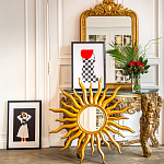 Зеркало-солнце круглое с золотыми с лучами Rays of Peace варинант исполнения - 3 | Loft Concept в Ижевске