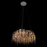 Люстра круглая подвесная с металлическими дугами и длинными цепочками 80 см Atlantis Chain варинант исполнения - 5 | Loft Concept в Ижевске