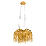 Люстра подвесная круглая с изогнутыми металлическими дугами и ниспадающими цепочками 65 см Atlantis Chain варинант исполнения - 4 | Loft Concept в Ижевске