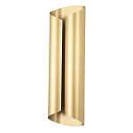 Бра с матовым цилиндрическим абажуром цвета латунь Monolith варинант исполнения - 1 | Loft Concept в Ижевске
