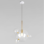 Подвесной светильник со стеклянными плафоном в виде шара и золотыми деталями & Coombes варинант исполнения - 1 | Loft Concept в Ижевске