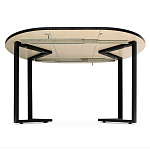 Стол обеденный раздвижной со столешницей бежевый мрамор Magali варинант исполнения - 3 | Loft Concept в Ижевске