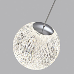 Подвесной светильник с прозрачным рифленым плафоном в форме шара Crystal Globule варинант исполнения - 8 | Loft Concept в Ижевске