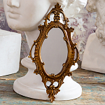 Зеркало настенное в ажурной раме бронзового цвета Classic Ornament Mirror варинант исполнения - 3 | Loft Concept в Ижевске