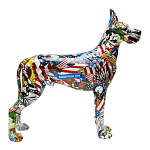 Статуэтка Graffiti Great Dane Поп-Арт варинант исполнения - 2 | Loft Concept в Ижевске
