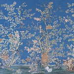 Обои ручная роспись Houghton Canton Blue варинант исполнения - 1 | Loft Concept в Ижевске