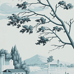 Обои ручная роспись Views of Italy Mare Verde варинант исполнения - 3 | Loft Concept в Ижевске